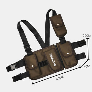 Casual Tactical Multi-pocket Chest Bag Crossbody Bag