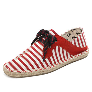 Men Soft Flat Slip On Espadrilles