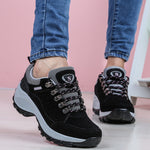 Women Suede Walking Slip Resistant Casual Comfortable Shoes