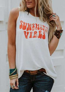 Sunshine Vibes Fashion Women Tank Top